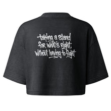 Load image into Gallery viewer, COURAGE BWR - Women's Crop Top
