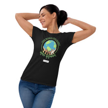 Load image into Gallery viewer, We Hold Up the World - Women's Fitted T-Shirt
