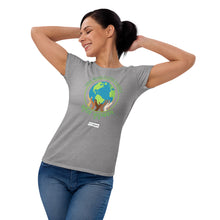 Load image into Gallery viewer, We Hold Up the World - Women's Fitted T-Shirt