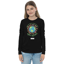 Load image into Gallery viewer, One World One Family - Youth Long Sleeve Shirt