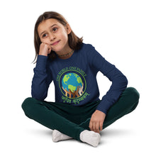 Load image into Gallery viewer, We Hold Up the World - Youth Long Sleeve Shirt