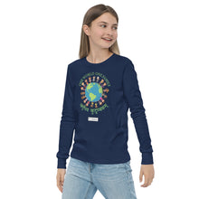 Load image into Gallery viewer, One World One Family - Youth Long Sleeve Shirt