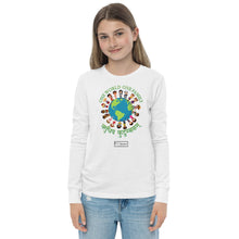 Load image into Gallery viewer, One World One Family - Youth Long Sleeve Shirt