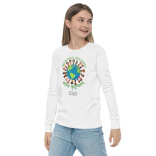 Load image into Gallery viewer, One World One Family - Youth Long Sleeve Shirt