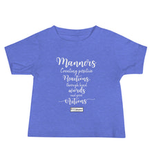 Load image into Gallery viewer, 64. MANNERS CMG - Infant T-Shirt