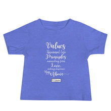 Load image into Gallery viewer, 103. VALUES CMG - Infant T-Shirt