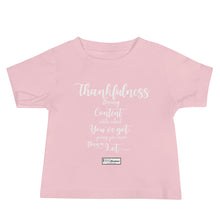 Load image into Gallery viewer, 13. THANKFULNESS CMG - Infant T-Shirt