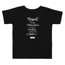 Load image into Gallery viewer, 17. RESPECT CMG - Toddler T-Shirt