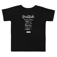 Load image into Gallery viewer, 30. GRATITUDE CMG - Toddler T-Shirt