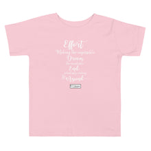 Load image into Gallery viewer, 80. EFFORT CMG - Toddler T-Shirt