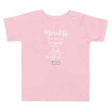 Load image into Gallery viewer, 102. MORALITY CMG - Toddler T-Shirt
