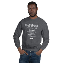 Load image into Gallery viewer, 50. CONTENTMENT CMG - Men's Sweatshirt