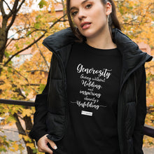 Load image into Gallery viewer, 21. GENEROSITY CMG - Women's Long Sleeve Shirt