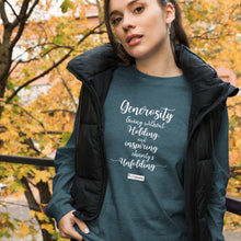 Load image into Gallery viewer, 21. GENEROSITY CMG - Women's Long Sleeve Shirt