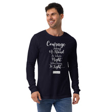 Load image into Gallery viewer, 1. COURAGE CMG - Men's Long Sleeve Shirt