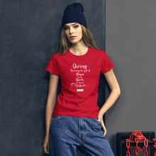 Load image into Gallery viewer, 39. GIVING CMG - Women's Fitted T-Shirt