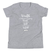 Load image into Gallery viewer, 60. WEALTH CMG - Youth T-Shirt
