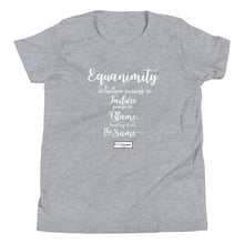 Load image into Gallery viewer, 62. EQUANIMITY CMG - Youth T-Shirt