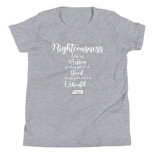 Load image into Gallery viewer, 105. RIGHTEOUSNESS CMG - Youth T-Shirt