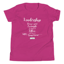 Load image into Gallery viewer, 37. LEADERSHIP CMG - Youth T-Shirt