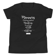 Load image into Gallery viewer, 64. MANNERS CMG - Youth T-Shirt