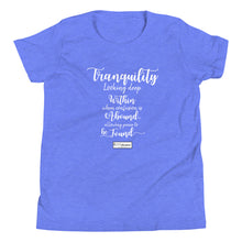 Load image into Gallery viewer, 69. TRANQUILITY CMG - Youth T-Shirt