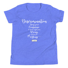 Load image into Gallery viewer, 92. DISCRIMINATION CMG - Youth T-Shirt
