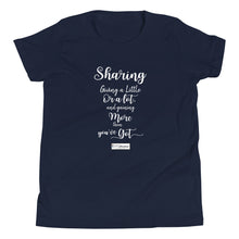Load image into Gallery viewer, 9. SHARING CMG - Youth T-Shirt