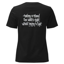Load image into Gallery viewer, COURAGE BWR - Women’s Relaxed Fit Tee
