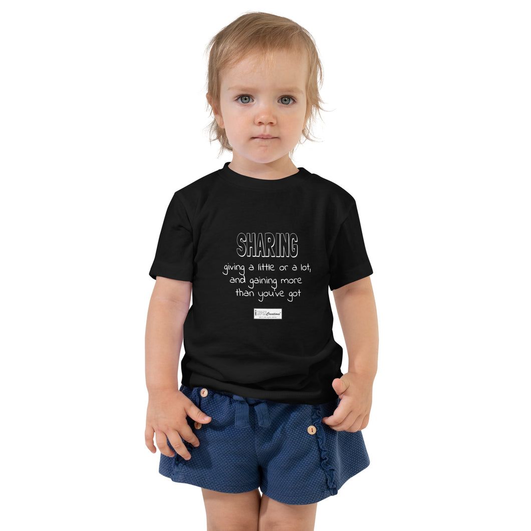 9. SHARING BWR - Toddler T-Shirt