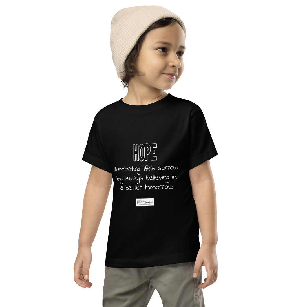 35. HOPE BWR - Toddler T-Shirt