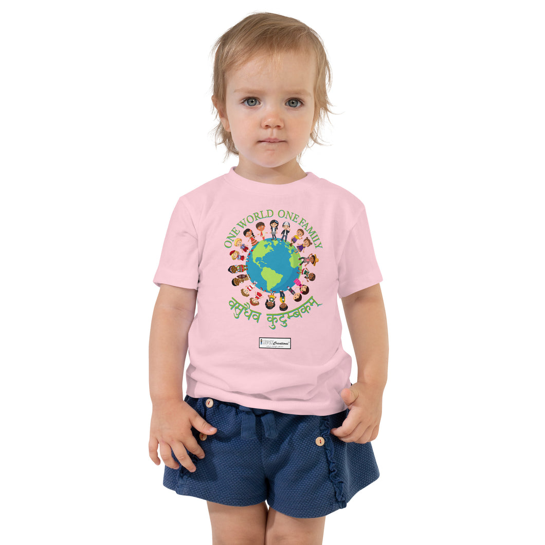 One World One Family - Toddler T-Shirt