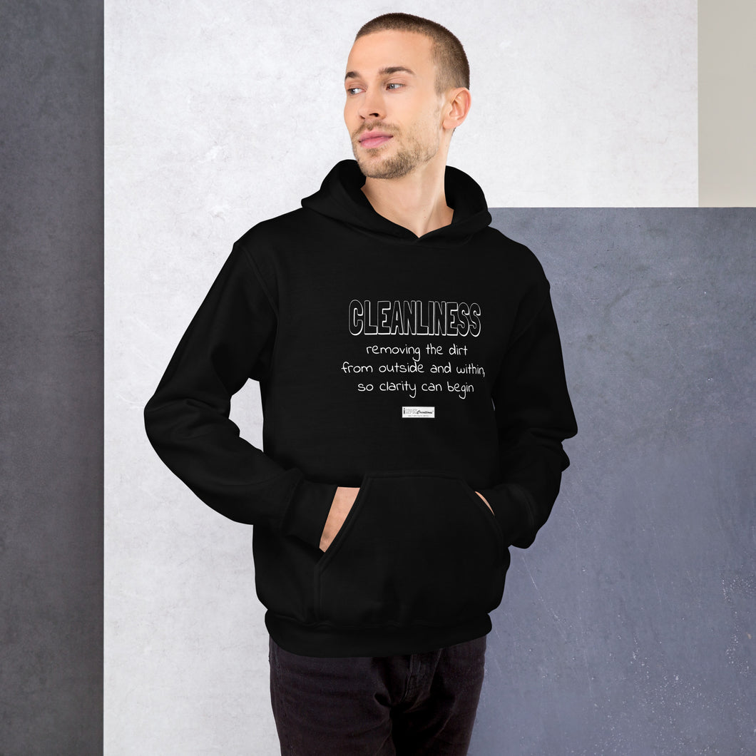 55. CLEANLINESS BWR - Men's Hoodie