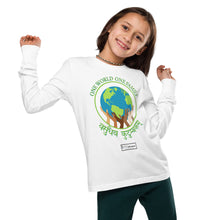 Load image into Gallery viewer, We Hold Up the World - Youth Long Sleeve Shirt
