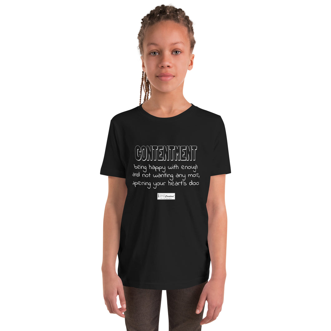50. CONTENTMENT BWR - Youth T-Shirt