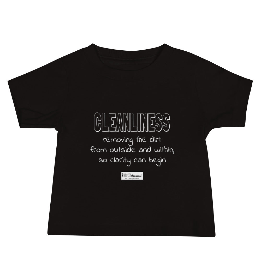 55. CLEANLINESS BWR - Infant T-Shirt
