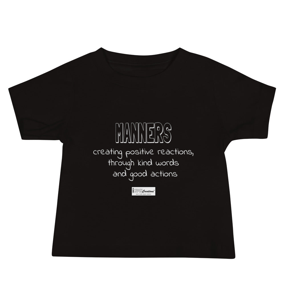 64. MANNERS BWR - Infant T-Shirt