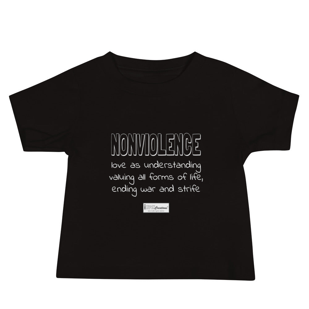 107. NONVIOLENCE BWR - Infant T-Shirt