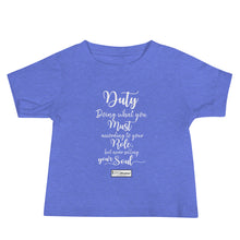 Load image into Gallery viewer, 49. DUTY CMG - Infant T-Shirt
