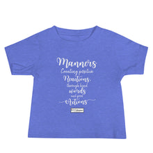 Load image into Gallery viewer, 64. MANNERS CMG - Infant T-Shirt
