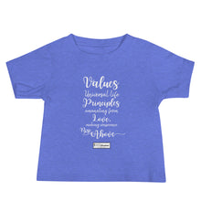 Load image into Gallery viewer, 103. VALUES CMG - Infant T-Shirt
