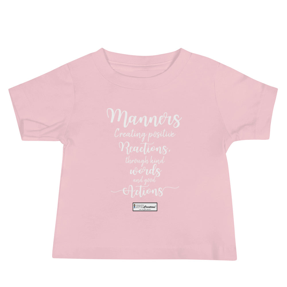 64. MANNERS CMG - Infant T-Shirt