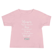 Load image into Gallery viewer, 82. HONOR CMG - Infant T-Shirt
