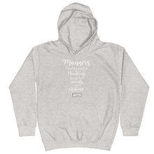 Load image into Gallery viewer, 64. MANNERS CMG - Youth Hoodie
