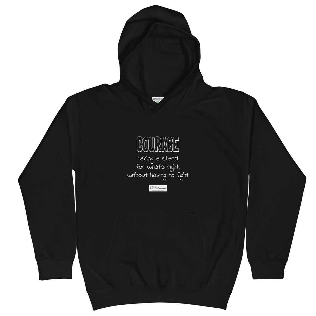 1. COURAGE BWR - Youth Hoodie
