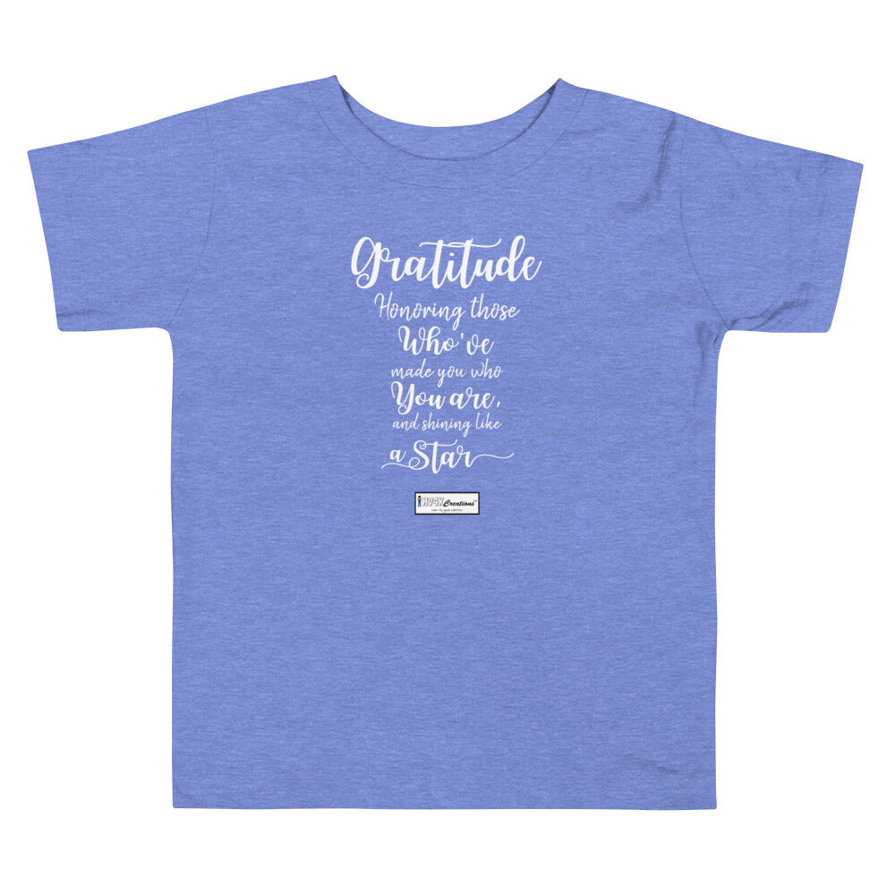 30. GRATITUDE CMG - Toddler T-Shirt