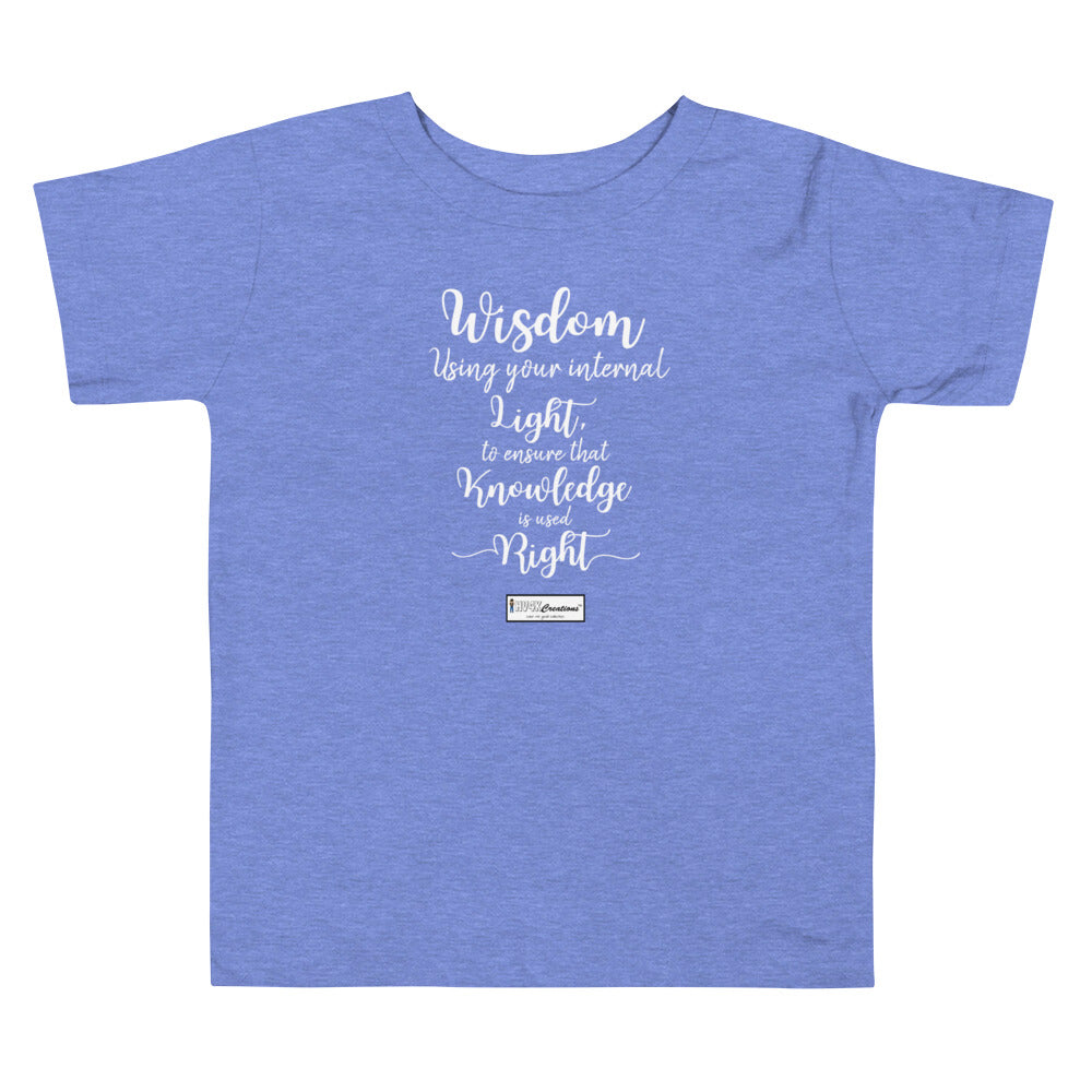 68. WISDOM CMG - Toddler T-Shirt