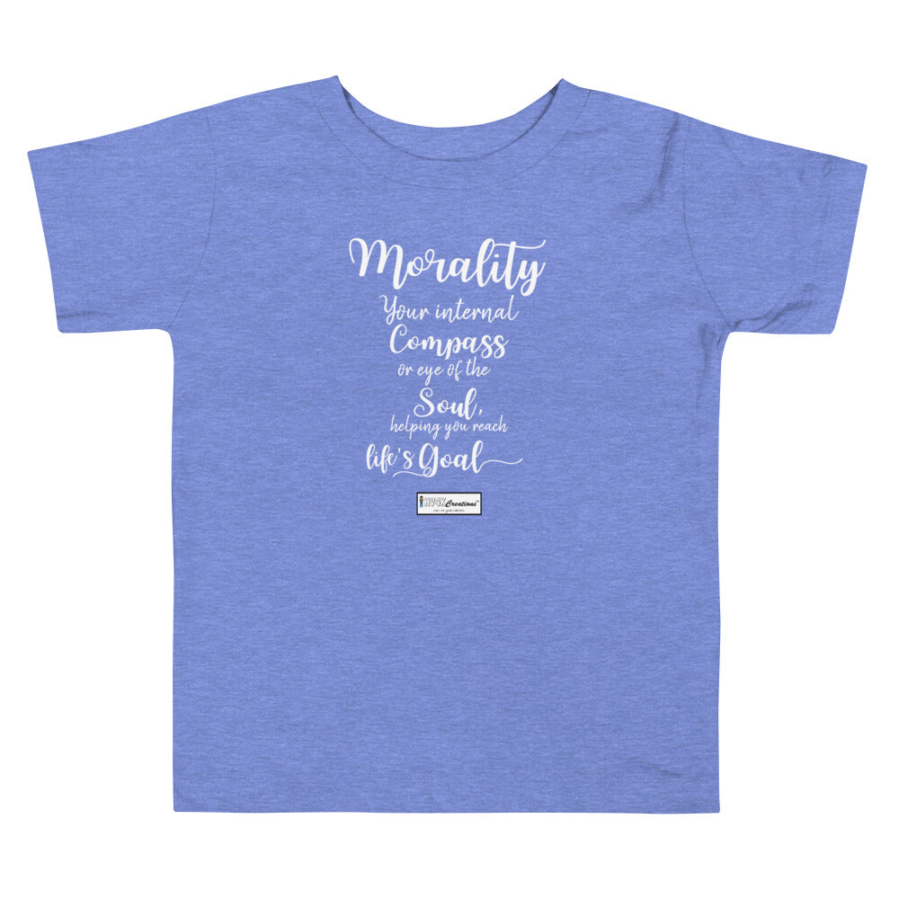 102. MORALITY CMG - Toddler T-Shirt