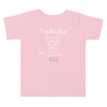 Load image into Gallery viewer, 37. LEADERSHIP CMG - Toddler T-Shirt

