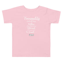 Load image into Gallery viewer, 69. TRANQUILITY CMG - Toddler T-Shirt
